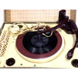 Vintage Regentone cased mono record player. Not available for in-house P&P, contact Paul O'Hea at