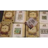 Four Royal Wedding stamp sets, Charles and Diana, in albums and catalogues. P&P Group 3 (£25+VAT for