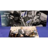 Adam West as Batman; three pen signed publicity shots, each 12 x 8. P&P Group 1 (£14+VAT for the