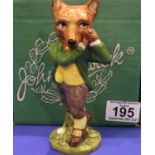 Boxed Beswick special edition figurine, Around With Foxy, H: 15 cm. No cracks, chips or visible