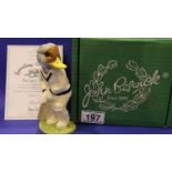 Boxed Beswick limited edition Out For A Duck figurine, H: 14 cm. No cracks, chips or visible