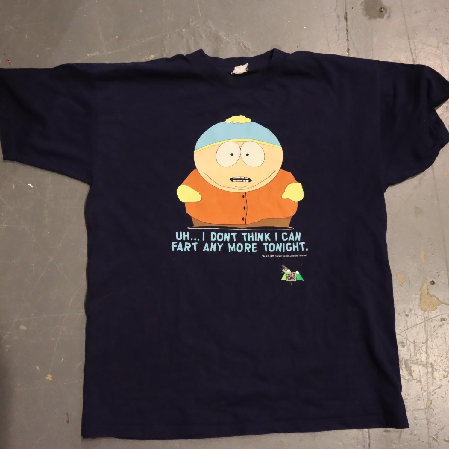 Four T shirts to include Cartman, South Park, The Parapod, one featuring a Nye Bevan quote and - Image 8 of 9