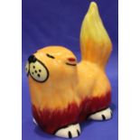 Lorna Bailey USA cat, Marmalade, H: 10 cm. No cracks, chips or visible restoration. P&P Group 1 (£