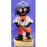 Carlton Ware flatback Pirate, H: 19 cm. P&P Group 2 (£18+VAT for the first lot and £3+VAT for