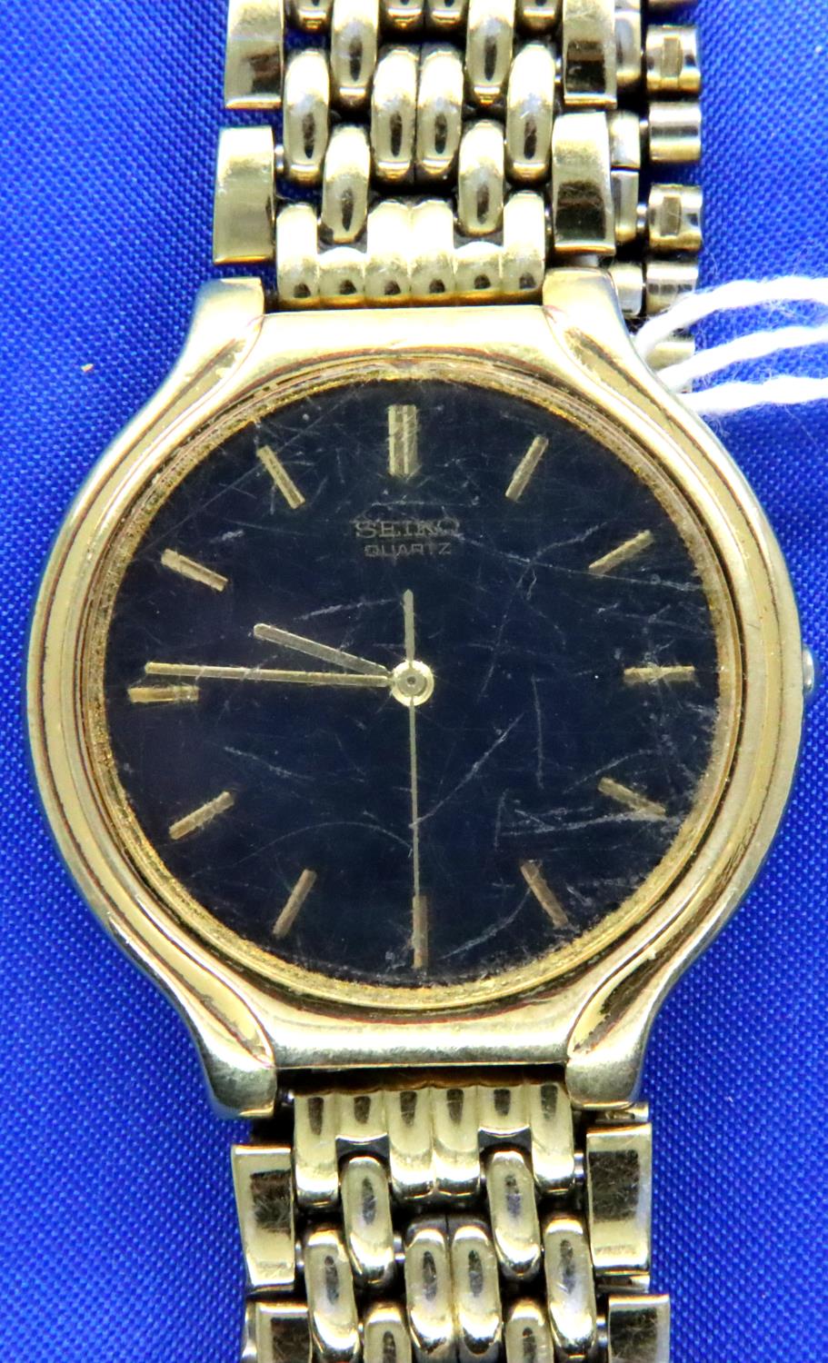 Seiko; gents vintage wristwatch, working at lotting. P&P Group 1 (£14+VAT for the first lot and £1+