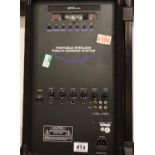 Portable wireless public address system, four inputs. Not available for in-house P&P, contact Paul