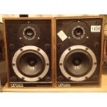 Pair of atom 40w 80hm shelf speakers. Not available for in-house P&P, contact Paul O'Hea at