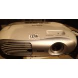 Epson projector with spare lamp, model EMP PW10. Not available for in-house P&P, contact Paul O'