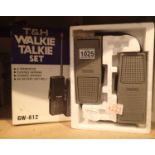 T&H GW-812 walkie talkie set. Not available for in-house P&P, contact Paul O'Hea at Mailboxes on