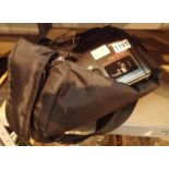Carrying case containing a Sanyo VMD6P video recorder, with leads and batteries. Not available for