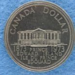 1873-1973 Prince Edward Island Canadian dollar. P&P Group 1 (£14+VAT for the first lot and £1+VAT