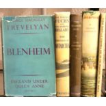Collection of mixed vintage hardback books including Blenheim under Queen Anne. P&P Group 3 (£25+VAT