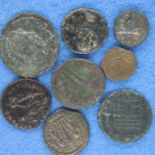 Collection of Late Roman Empire coins, 300-400AD. P&P Group 1 (£14+VAT for the first lot and £1+