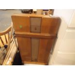 Modern freestanding trouser press, H: 76 cm. Not available for in-house P&P, contact Paul O'Hea at