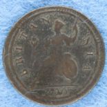 1720 bronze halfpenny of George I. P&P Group 1 (£14+VAT for the first lot and £1+VAT for