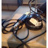 Handheld microphone marked BM-800 and a small desk lamp. Not available for in-house P&P, contact