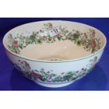 Portmerion bowl in the Summer Garland pattern, by Susan Williams Ellis, D: 26 cm, no cracks, chips