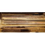 Box of mixed genre LPs and 78s. Not available for in-house P&P, contact Paul O'Hea at Mailboxes on