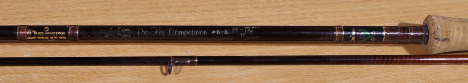 Daiwa Pro Competition 11ft fly rod. P&P Group 3 (£25+VAT for the first lot and £5+VAT for subsequent