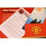 Alex Ferguson signed copy of his 1999 tribute programme. P&P Group 1 (£14+VAT for the first lot