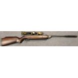 177 XTB2 air rifle with scope. P&P Group 3 (£25+VAT for the first lot and £5+VAT for subsequent