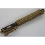 WWII American Garand rifle pull through. P&P Group 2 (£18+VAT for the first lot and £3+VAT for