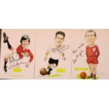 Football: Ian St John, Martin Buchan and Dave Mackay, Charity Golf Tournament obtained pen signed