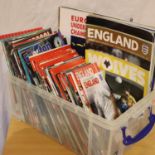 England International match programmes 2007-2011, with other mixed club programmes. Not available