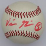 Wilson Official League baseball bearing indistinct signature. P&P Group 1 (£14+VAT for the first lot