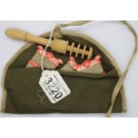 Vietnam War period French Foreign Legion housewife sewing kit. (The handle unscrews to stow the