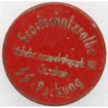 German Waffen SS Russian front issue anti-frost bite lip balm tin. Not available for in-house P&P,