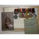 4531 QM LIEUT C J CROOKE Shropshire L1, a medal group of seven, comprising South Africa campaign