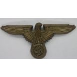 German SA early cap badge. P&P Group 1 (£14+VAT for the first lot and £1+VAT for subsequent lots)