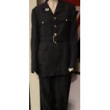 Royal Air Force tunic, belt and trousers. P&P Group 3 (£25+VAT for the first lot and £5+VAT for