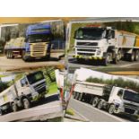 200 printed photographs of trucks, track cars and others. P&P Group 1 (£14+VAT for the first lot and