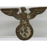 WWII German SS Officers eagle badge. P&P Group 1 (£14+VAT for the first lot and £1+VAT for