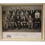 Signed photograph of Montgomery of Alamein, probably at a book launch. P&P Group 1 (£14+VAT for