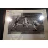 Limited edition 115/500 print of Alex Young, signed by the footballer, with CoA. Not available for