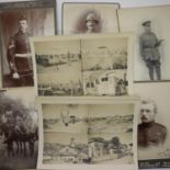 Collection of military photographs and portraits, Boer War and later. Not available for in-house P&