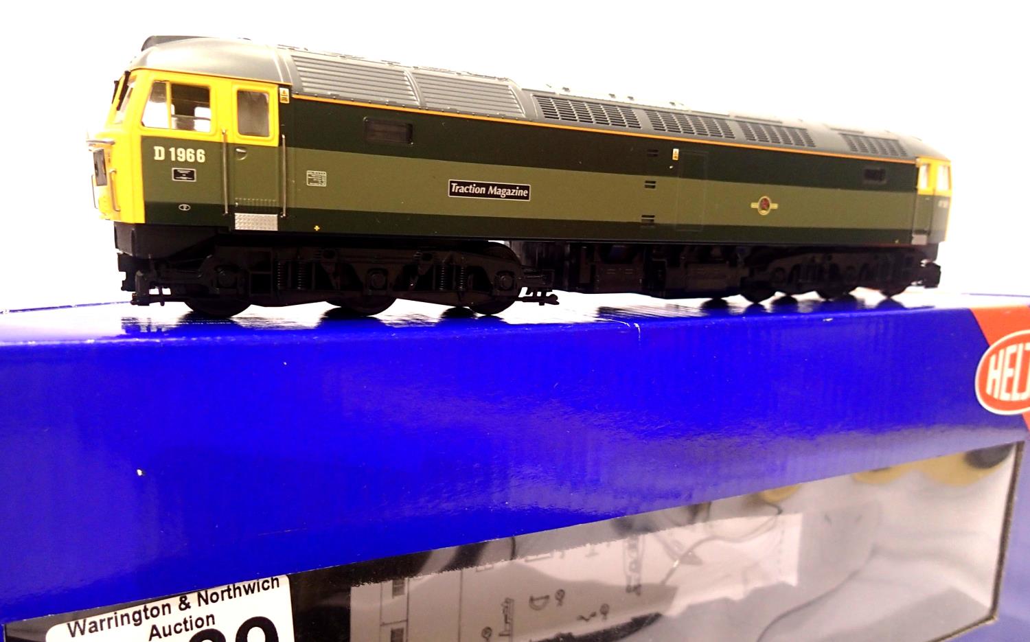 Heljan 4666, Class 47, Traction Magazine 4785/D1966 Heritage Green, in very near mint condition,