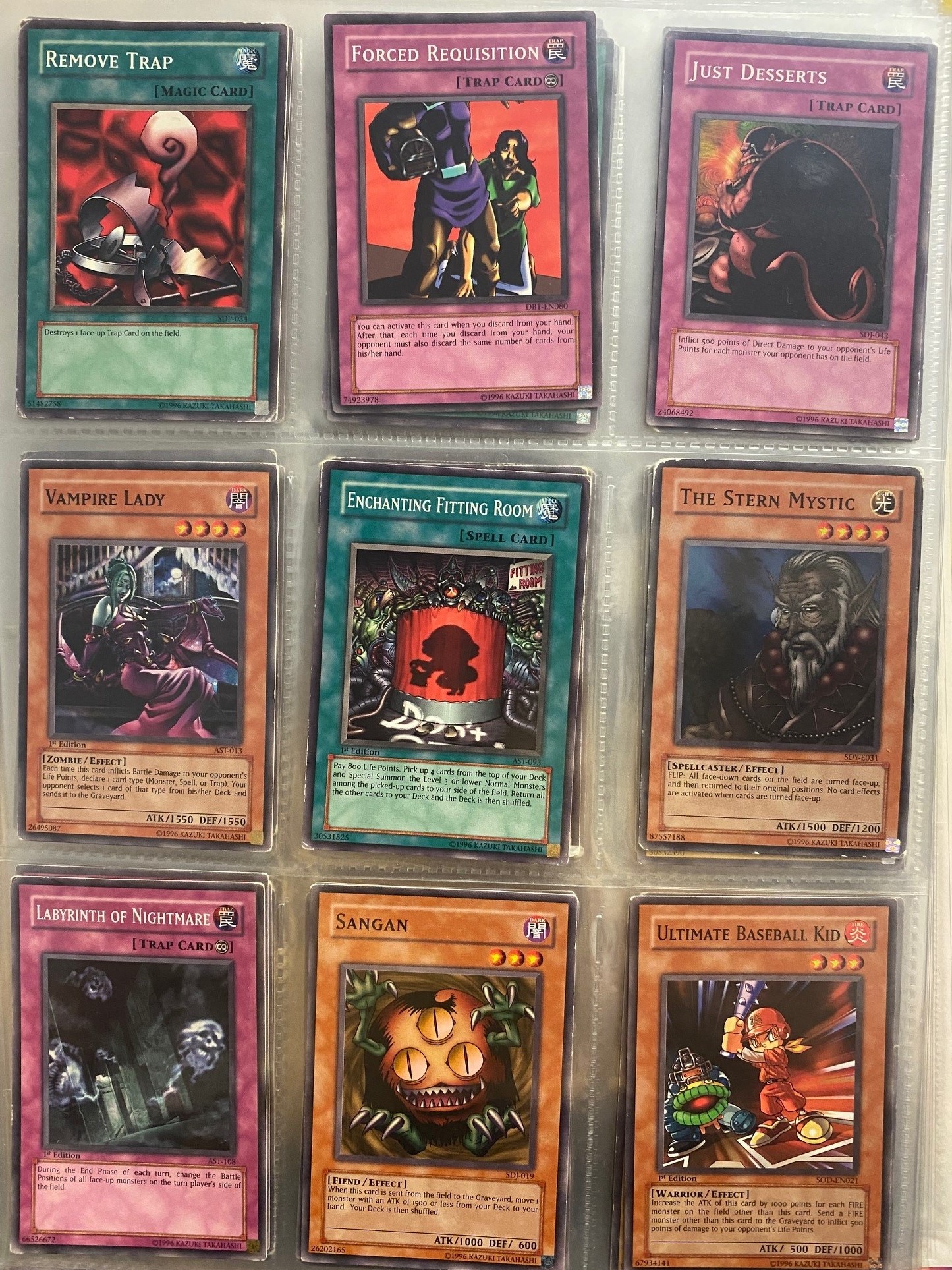 A trading cards folder of approximately 200 assorted Yu-Gi-Oh! cards. P&P Group 1 (£14+VAT for the - Image 2 of 3