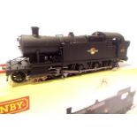 Hornby R3223, Class 42xx, 4257, BR Black, Late Crest, in very near mint condition, boxed. P&P