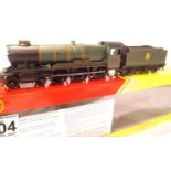 Hornby R3279 County Class, 1016, County Of Hearts, BR Green, Early Green, in very near mint