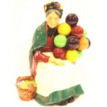 Royal Doulton figurine, The Old Balloon Seller, HN 1315, H: 20 cm. No cracks, chips or visible