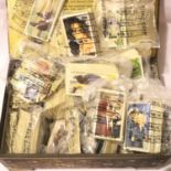 Box of mixed collectable cigarette cards, complete sets including Wills, John Player etc with some