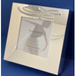 Boxed Waterford silver plated keepsake box, 13 x 13 cm. P&P Group 1 (£14+VAT for the first lot