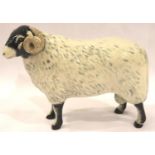 Boxed Beswick Ram, H: 17 cm. P&P Group 1 (£14+VAT for the first lot and £1+VAT for subsequent lots)