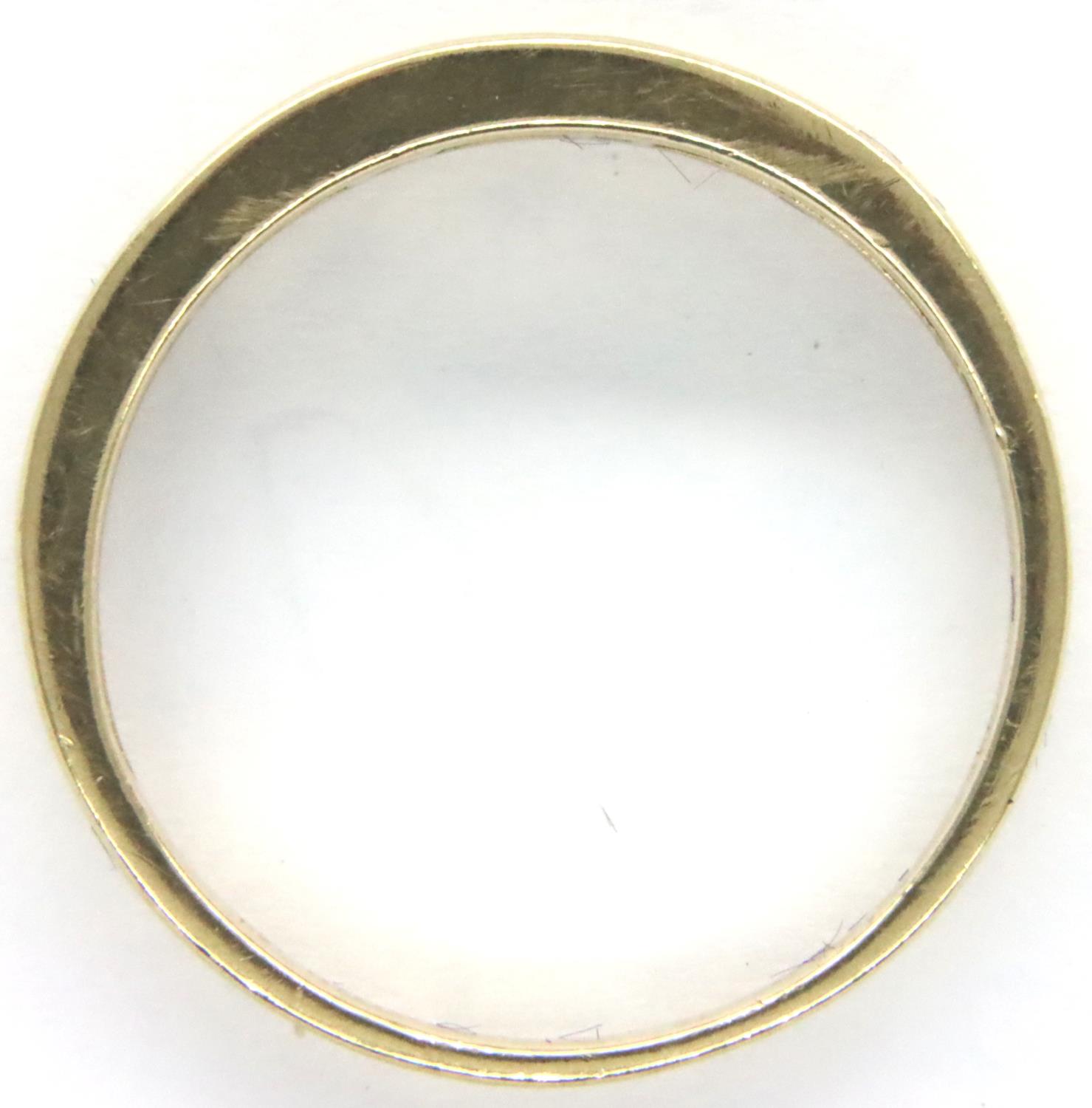 9ct gold nine stone set ring, size L, 1.6g. P&P Group 1 (£14+VAT for the first lot and £1+VAT for - Image 2 of 3