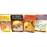 Harry Potter books all paperback first editions, in poor condition. P&P Group 2 (£18+VAT for the