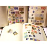 Three albums of stamps, mostly 1960s Great Britain postmark interest. P&P Group 2 (£18+VAT for the